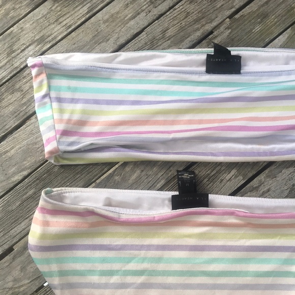 LA Hearts: Pastel High Waisted Bikini - Picture 7 of 10